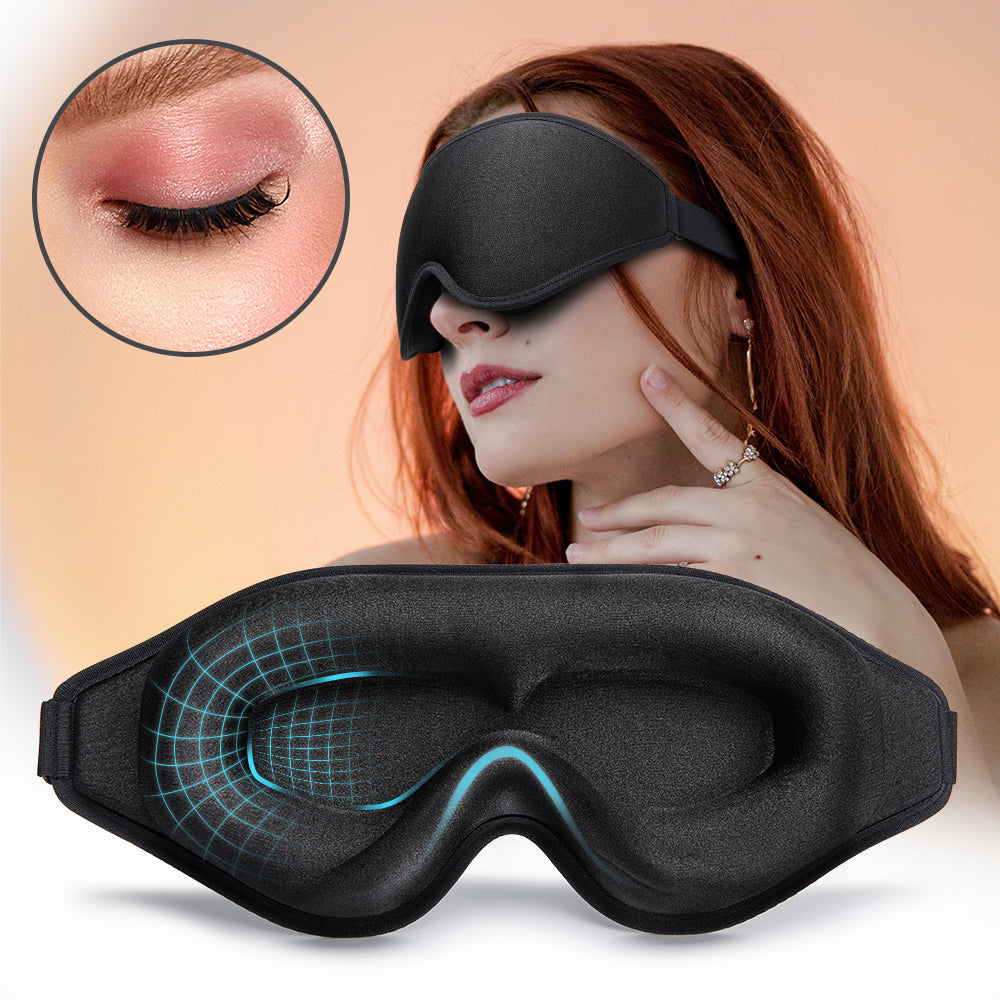 Adjustable 3D Ergonomic Memory Foam Sleep Mask